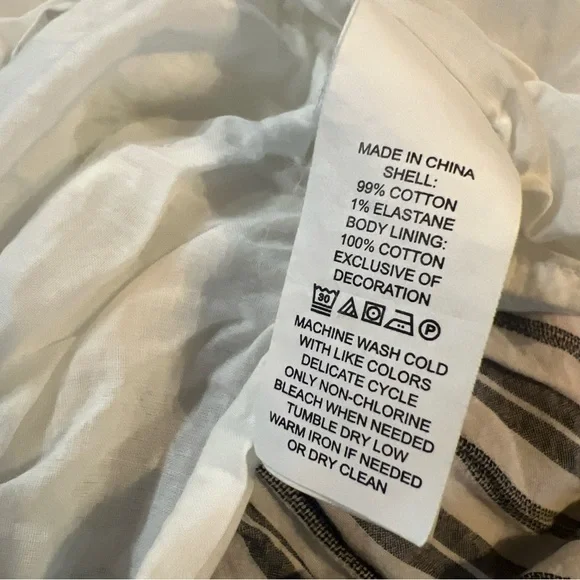 Kate Spade Broome Street Red Floral Embroidered Stripe Tiered Midi Dress S - Picture 11 of 12